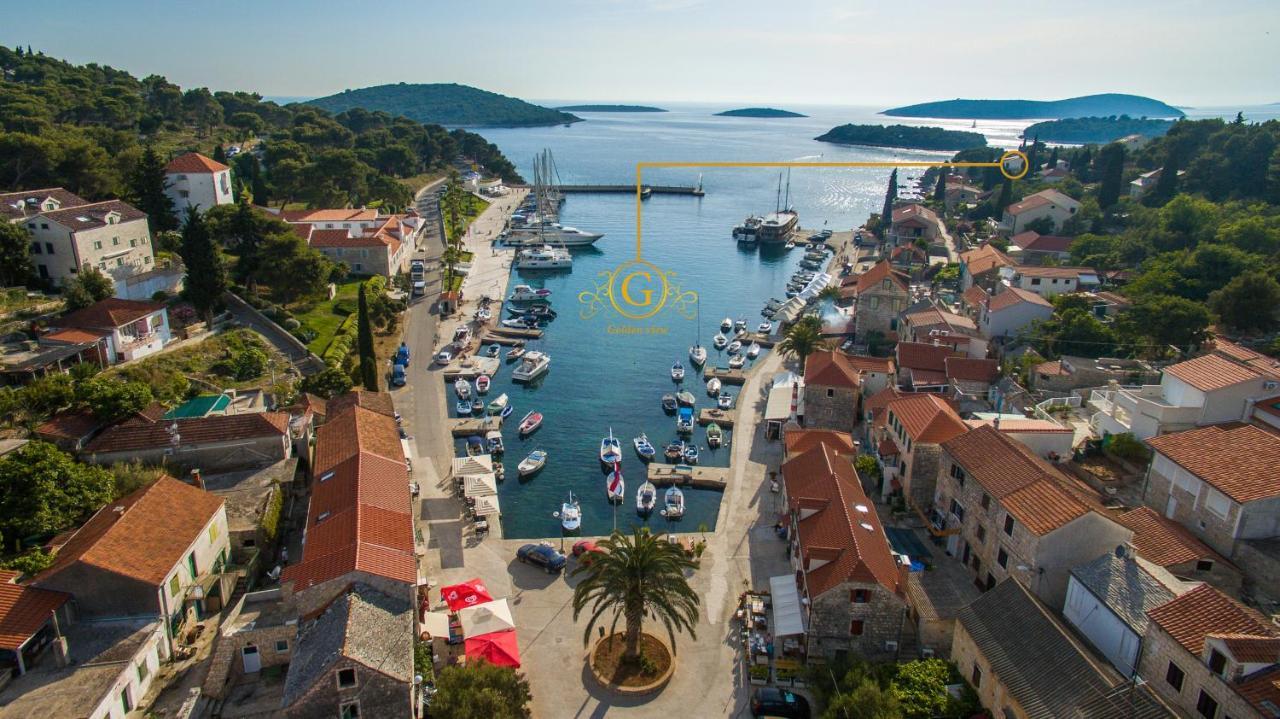 Golden View Luxury Apartment Maslinica Luaran gambar